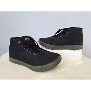 NOBULL Outwork High‑Top Sneaker Black Olive Women's Size 8.5 Unisex Athleisure